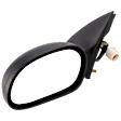 Driver Side Mirror, Power Adjust, Non-Folding, Non-Heated, Textured Black, No Signal Light, No Memory, No Puddle Light, No Auto-Dimming, No Blind Spot Feature