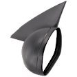 Driver Side Mirror, Power Adjust, Non-Folding, Non-Heated, Textured Black, No Signal Light, No Memory, No Puddle Light, No Auto-Dimming, No Blind Spot Feature