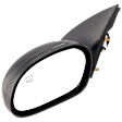 Driver Side Mirror, Power Adjust, Non-Folding, Heated, Textured Black, No Signal Light, No Memory, No Puddle Light, No Auto-Dimming, No Blind Spot Feature