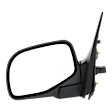 Driver Side Mirror, Power Adjust, Manual Folding, Non-Heated, Textured Black, No Signal Light, No Memory, No Puddle Light, No Auto-Dimming, No Blind Spot Feature