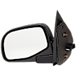 Driver Side Mirror, Power Adjust, Manual Folding, Non-Heated, Textured Black, No Signal Light, No Memory, With Puddle Light, No Auto-Dimming, No Blind Spot Feature