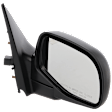 Passenger Side Mirror, Power Adjust, Manual Folding, Non-Heated, Textured Black, No Signal Light, No Memory, With Puddle Light, No Auto-Dimming, No Blind Spot Feature