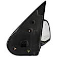Passenger Side Mirror, Power Adjust, Manual Folding, Heated, Textured Black, No Signal Light, No Memory, With Puddle Light, No Auto-Dimming, No Blind Spot Feature