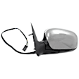 Driver Side Mirror, Power Adjust, Manual Folding, Heated, Chrome, No Signal Light, No Memory, No Puddle Light, No Auto-Dimming, No Blind Spot Feature