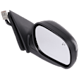 Passenger Side Mirror, Power Adjust, Manual Folding, Heated, Paintable, No Signal Light, No Memory, No Puddle Light, No Auto-Dimming, No Blind Spot Feature