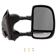2000 Ford Excursion - Passenger Side Towing Mirror, without Marker Light without Power Heated s without Power s, Manual Adjust, Non-Heated, Textured Black, Manual Folding, No Signal Light, With Blind Spot Glass, No Memory, No Puddle Light, No Auto-Dimming