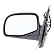Driver Side Mirror, Power Adjust, Manual Folding, Non-Heated, Textured Black, No Signal Light, No Memory, No Puddle Light, No Auto-Dimming, No Blind Spot Feature