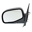 Driver Side Mirror, Manual Adjust, Manual Folding, Non-Heated, Textured Black, No Signal Light, No Memory, No Puddle Light, No Auto-Dimming, No Blind Spot Feature