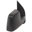 4-bolt mount, Passenger Side Mirror, Manual Adjust, Non-Heated, Manual Folding, Textured Black, No Signal Light, No Memory, No Puddle Light, No Auto-Dimming, No Blind Spot Feature