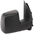 4-bolt mount, Passenger Side Mirror, Manual Adjust, Non-Heated, Manual Folding, Textured Black, No Signal Light, No Memory, No Puddle Light, No Auto-Dimming, No Blind Spot Feature