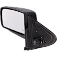 Driver Side Mirror, Non-Towing, Power Adjust, Manual Folding, Heated, Paintable, No Signal Light, No Memory, With Puddle Light, No Auto-Dimming, No Blind Spot Feature