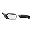 2006-2010 Ford Fusion - Passenger Side Mirror, Power Adjust, Non-Heated, Non-Folding, With 1 Paintable and 1 Textured Black Cap, No Signal Light, No Memory, No Puddle Light, No Auto-Dim, No Blind Spot Feature