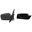 2006-2010 Ford Fusion - Passenger Side Mirror, Power Adjust, Non-Heated, Non-Folding, With 1 Paintable and 1 Textured Black Cap, No Signal Light, No Memory, No Puddle Light, No Auto-Dim, No Blind Spot Feature