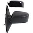 2012 Ford Fusion - Driver Side Mirror, For Models Without Blind Spot Information System, Power Adjust, Heated, With 1 Paintable and 1 Textured Black Cap, Non-Folding, No Signal Light, No Blind Spot Feature, No Memory, With Puddle Light, No Auto-Dim