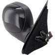 Passenger Side Mirror, Non-Towing, Power Adjust, Manual Folding, Non-Heated, Paintable, In-housing Signal Light, No Memory, No Puddle Light, No Auto-Dimming, No Blind Spot Feature