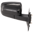 Passenger Side Mirror, Power Adjust, Manual Folding, Non-Heated, Paintable, No Signal Light, No Memory, No Puddle Light, No Auto-Dimming, No Blind Spot Feature