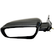 Driver Side Mirror, Power Adjust, Manual Folding, Heated, Paintable, No Signal Light, No Memory, With Puddle Light, No Auto-Dimming, No Blind Spot Feature