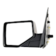 Driver Side Mirror, Power Adjust, Manual Folding, Non-Heated, Textured Black, No Signal Light, No Memory, No Puddle Light, No Auto-Dimming, No Blind Spot Feature