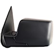 Driver Side Mirror, Power Adjust, Manual Folding, Non-Heated, Textured Black, No Signal Light, No Memory, No Puddle Light, No Auto-Dimming, No Blind Spot Feature