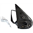 Driver Side Mirror, Power Adjust, Non-Heated, Manual Folding, With 1 Chrome and 1 Paintable Cap, No Signal Light, No Memory, With Puddle Light, No Auto-Dim, No Blind Spot Feature