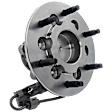 Front, Driver Side Wheel Hub, With Bearing, 6 x 5.5 in. Bolt Pattern