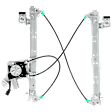 Rear, Passenger Side Power Window Regulator, With Motor