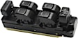 2008 Hummer H3 - Front, Driver Side Window Switch, Black, 6 Buttons