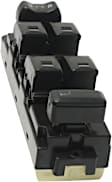 2008 Hummer H3 - Front, Driver Side Window Switch, Black, 6 Buttons