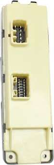 2008 Hummer H3 - Front, Driver Side Window Switch, Black, 6 Buttons