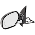 Driver Side Mirror, Non-Towing, Power Adjust, Power Folding, Heated, Paintable, In-glass Signal Light, With memory, With Puddle Light, No Auto-Dimming, No Blind Spot Feature, Chrome Cap