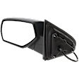 Driver Side Mirror, Power Adjust, Heated, Manual Folding, Textured Black, No Signal Light, No Memory, No Puddle Light, No Auto-Dim, With Blind Spot Glass