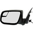 Driver Side Mirror, Power Adjust, Non-Heated, Manual Folding, Paintable, No Signal Light, No Memory, No Puddle Light, No Auto-Dim, With Blind Spot Glass