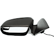 Driver Side Mirror, Power Adjust, Non-Heated, Manual Folding, Paintable, No Signal Light, No Memory, No Puddle Light, No Auto-Dim, With Blind Spot Glass
