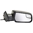 Passenger Side Mirror, Power Adjust, Non-Heated, Manual Folding, Textured Black, No Signal Light, No Memory, No Puddle Light, No Auto-Dim, With Blind Spot Glass
