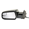 Driver Side Mirror, Power Adjust, Heated, Manual Folding, Paintable, No Signal Light, No Memory, No Puddle Light, No Auto-Dim, With Blind Spot Glass