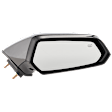 Passenger Side Mirror, Power Adjust, Non-Folding, Heated, Paintable, No Signal Light, No Memory, No Puddle Light, No Auto-Dimming, No Blind Spot Feature
