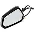 Driver Side Mirror, Power Adjust, Non-Folding, Heated, Paintable, No Signal Light, No Memory, No Puddle Light, No Auto-Dimming, No Blind Spot Feature