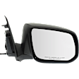 Passenger Side Mirror, Power Adjust, Manual Folding, Non-Heated, Paintable, No Signal Light, No Memory, No Puddle Light, No Auto-Dimming, No Blind Spot Feature
