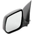 Driver Side Mirror, Manual Adjust, Manual Folding, Non-Heated, Textured Black, No Signal Light, No Memory, No Puddle Light, No Auto-Dimming, No Blind Spot Feature