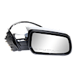 Passenger Side Mirror, Power Adjust, Heated, Manual Folding, Chrome, No Signal Light, No Memory, No Puddle Light, No Auto-Dim, No Blind Spot Feature