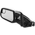 Driver Side Mirror, Power Adjust, Heated, Manual Folding, Chrome, No Signal Light, No Memory, No Puddle Light, No Auto-Dim, No Blind Spot Feature