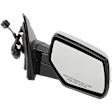Passenger Side Mirror, Non-Towing, Power Adjust, Manual Folding, Heated, Chrome, No Signal Light, No Memory, No Puddle Light, No Auto-Dimming, No Blind Spot Feature