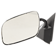Driver Side Mirror, Non-Towing, Manual Adjust, Manual Folding, Non-Heated, Chrome, No Signal Light, No Memory, No Puddle Light, No Auto-Dimming, No Blind Spot Feature