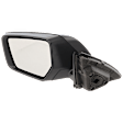 Driver Side Mirror, Power Adjust, Manual Folding, Heated, Paintable, In-housing Signal Light, No Memory, With Puddle Light, No Auto-Dimming, No Blind Spot Feature