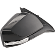 Passenger Side Mirror, Power Adjust, Manual Folding, Heated, Paintable, In-housing Signal Light, No Memory, With Puddle Light, No Auto-Dimming, No Blind Spot Feature