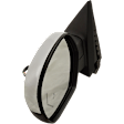 Driver Side Mirror, Power Adjust, Heated, Power Folding, Chrome, In-glass Signal Light, With Memory, With Puddle Light, No Auto-Dim, With Blind Spot Detection in Glass