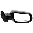 2017 Chevrolet Malibu - Passenger Side Mirror, For Models Without Lane Change Assist, Power Adjust, Non-Heated, Paintable, Manual Folding, No Signal Light, No Blind Spot Feature, No Memory, No Puddle Light, No Auto-Dim