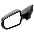 Driver Side Mirror, Power Adjust, Manual Folding, Heated, Paintable, In-housing Signal Light, No Memory, Puddle Light, Auto-Dimming, and Blind Spot Feature, For Models Without Lane Change Assist