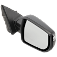 Passenger Side Mirror, Power Adjust, Manual Folding, Heated, Paintable, In-housing Signal Light, No Memory, Puddle Light, Auto-Dim, and Blind Spot Feature, For Models Without Lane Change Assist