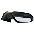 2017 Chevrolet Malibu - Passenger Side Mirror, For Models Without Lane Change Assist, Power Adjust, Heated, Paintable, Manual Folding, In-housing Signal Light, No Blind Spot Feature, With Memory, No Puddle Light, No Auto-Dim